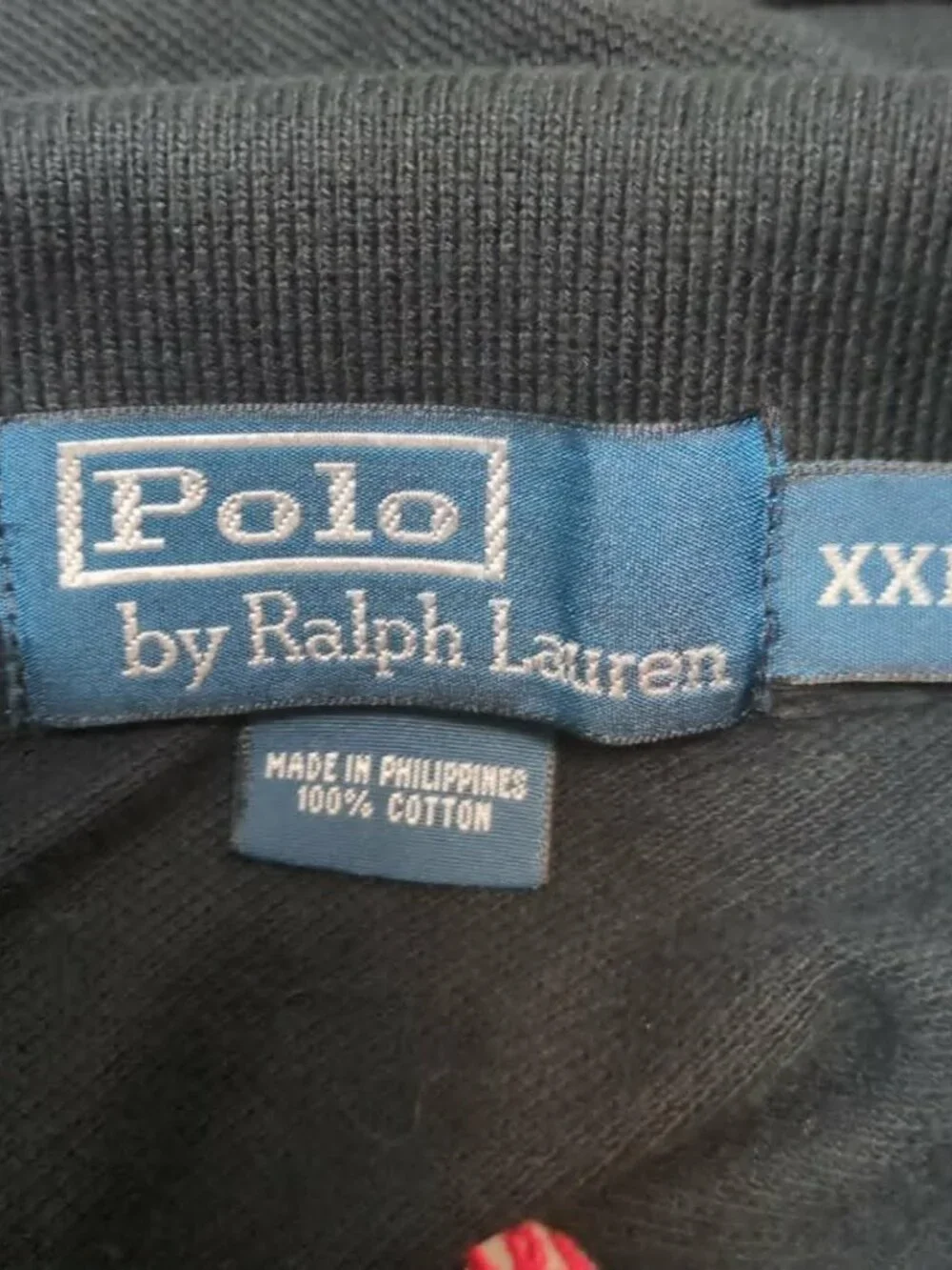 Polo Ralph Lauren Sz 2x Black Polo Mesh Shirt Classic Preppy Designer Iconic